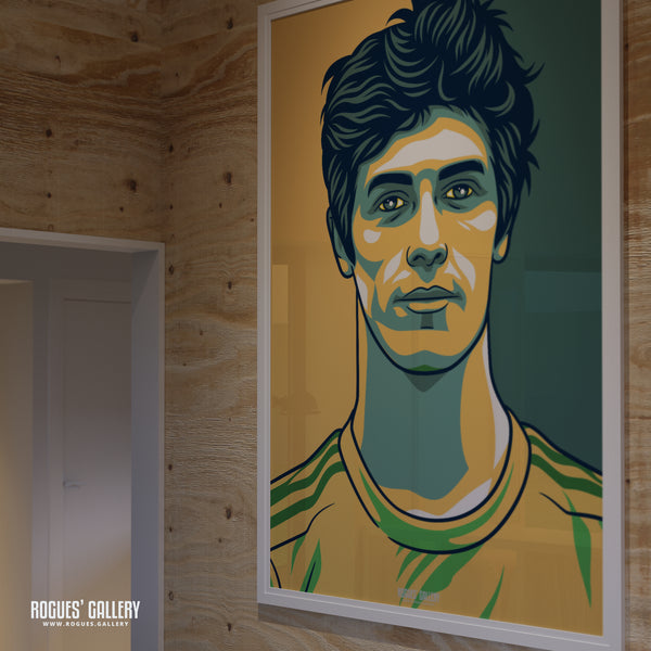 Calvin Harrison - Notts CCC & Outlaws - Get Behind The Lads A3/2/1/0 Icon Print