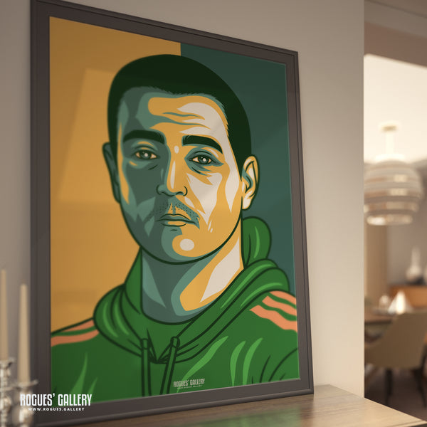 Matt Carter - Notts CCC & Outlaws - Get Behind The Lads A3/2/1/0 Icon Print