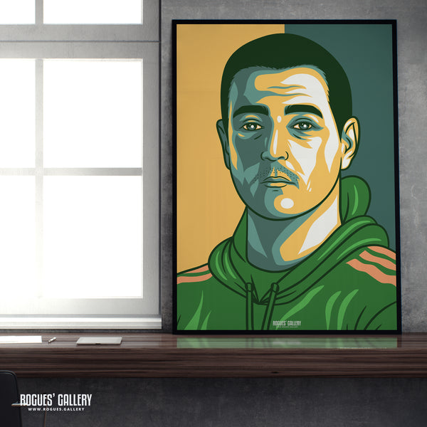 Matt Carter - Notts CCC & Outlaws - Get Behind The Lads A3/2/1/0 Icon Print