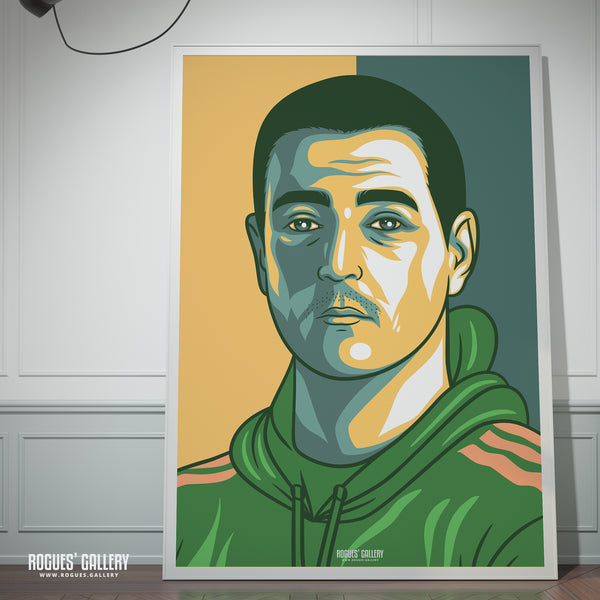 Matt Carter - Notts CCC & Outlaws - Get Behind The Lads A3/2/1/0 Icon Print