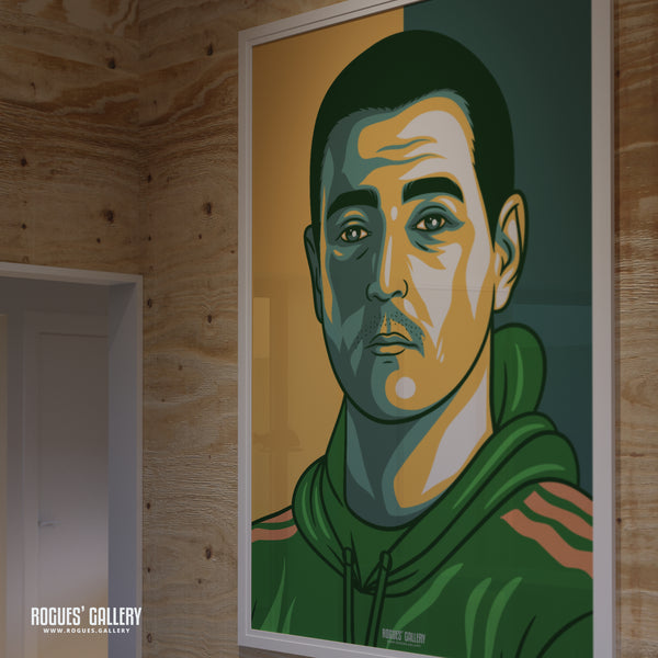 Matt Carter - Notts CCC & Outlaws - Get Behind The Lads A3/2/1/0 Icon Print