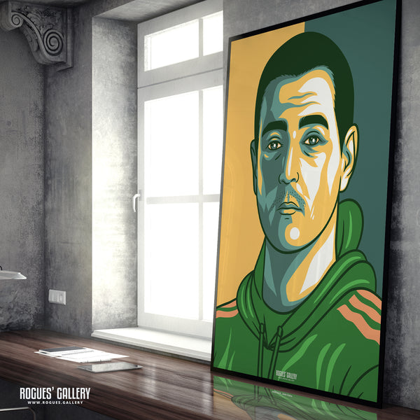 Matt Carter - Notts CCC & Outlaws - Get Behind The Lads A3/2/1/0 Icon Print