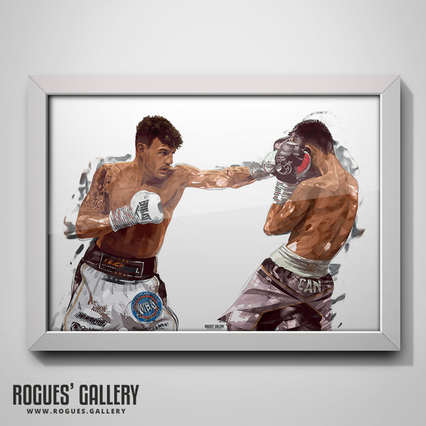 Leigh Wood - Featherweight World Boxing Champion (Two Versions) - A0, A1, A2 or A3 Prints