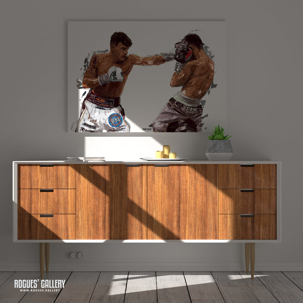 Leigh Wood - Featherweight World Boxing Champion (Two Versions) - A0, A1, A2 or A3 Prints