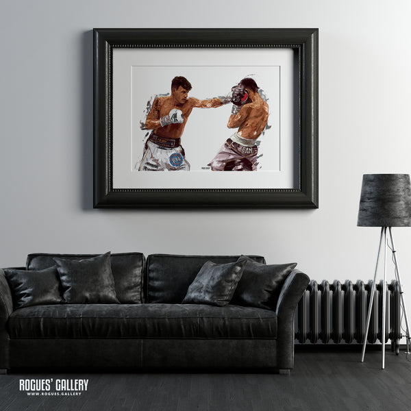 Leigh Wood - Featherweight World Boxing Champion (Two Versions) - A0, A1, A2 or A3 Prints