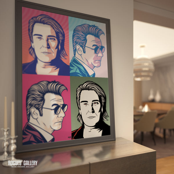 80s Retro Project: China Crisis - A3, A2, A1 or A0 Print