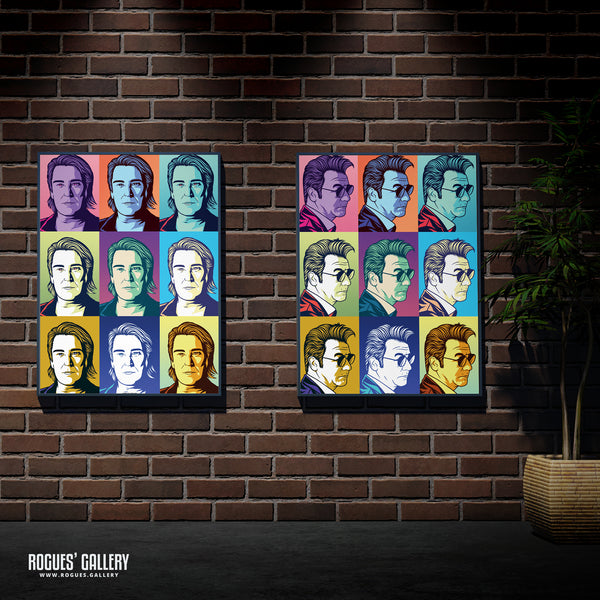 80s Retro Project: China Crisis: Gary & Eddie Individually - A3, A2, A1 or A0 Print