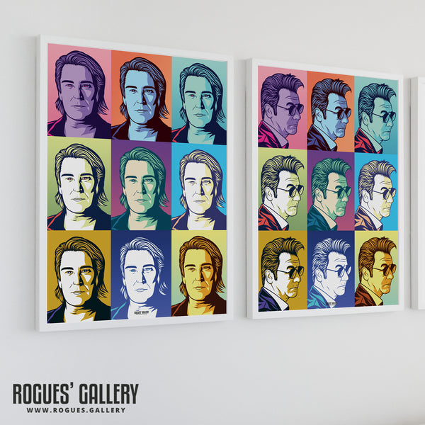 80s Retro Project: China Crisis: Gary & Eddie Individually - A3, A2, A1 or A0 Print