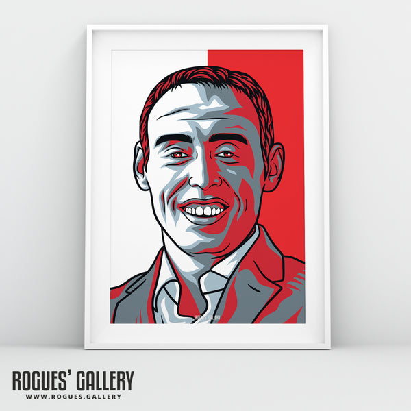 Steve Cooper - Nottingham Forest Boss - A0, A2, A1 or A3 #GetBehindTheLads Icon Prints