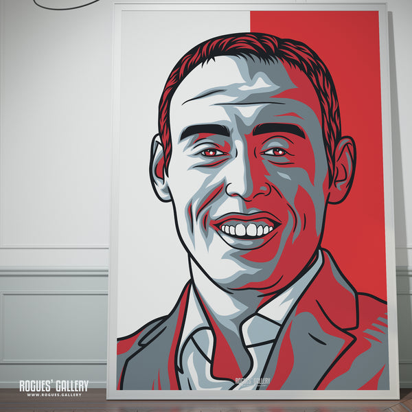 Steve Cooper - Nottingham Forest Boss - A0, A2, A1 or A3 #GetBehindTheLads Icon Prints