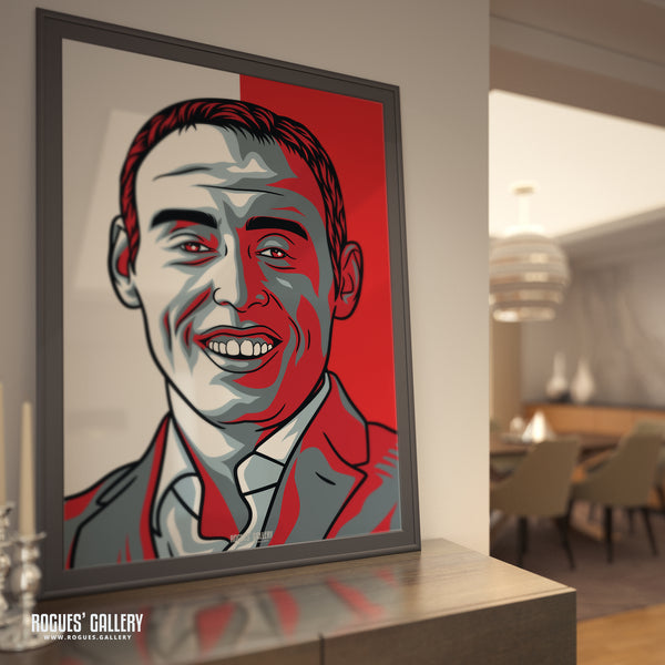 Steve Cooper - Nottingham Forest Boss - A0, A2, A1 or A3 #GetBehindTheLads Icon Prints