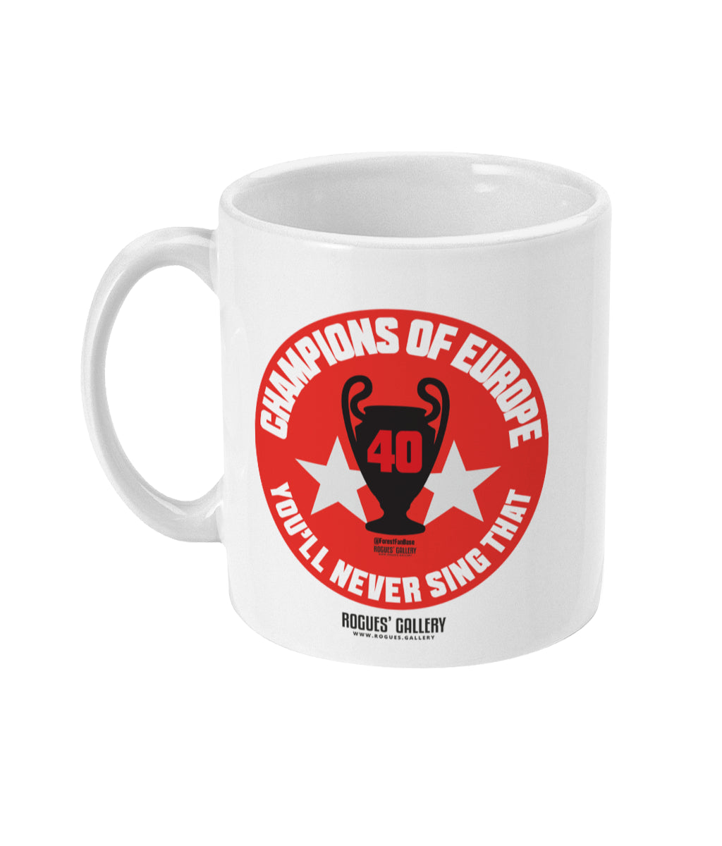 Nottingham Forest Champions of Europe 11oz Mug