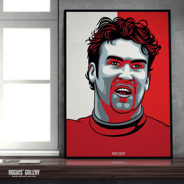Mark 'Big Norm' Crossley - Nottingham Forest Goalkeeping Legend - (Signed) A3 Icon Prints