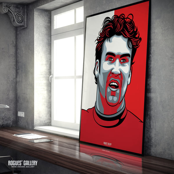 Mark 'Big Norm' Crossley - Nottingham Forest Goalkeeping Legend - (Signed) A3 Icon Prints