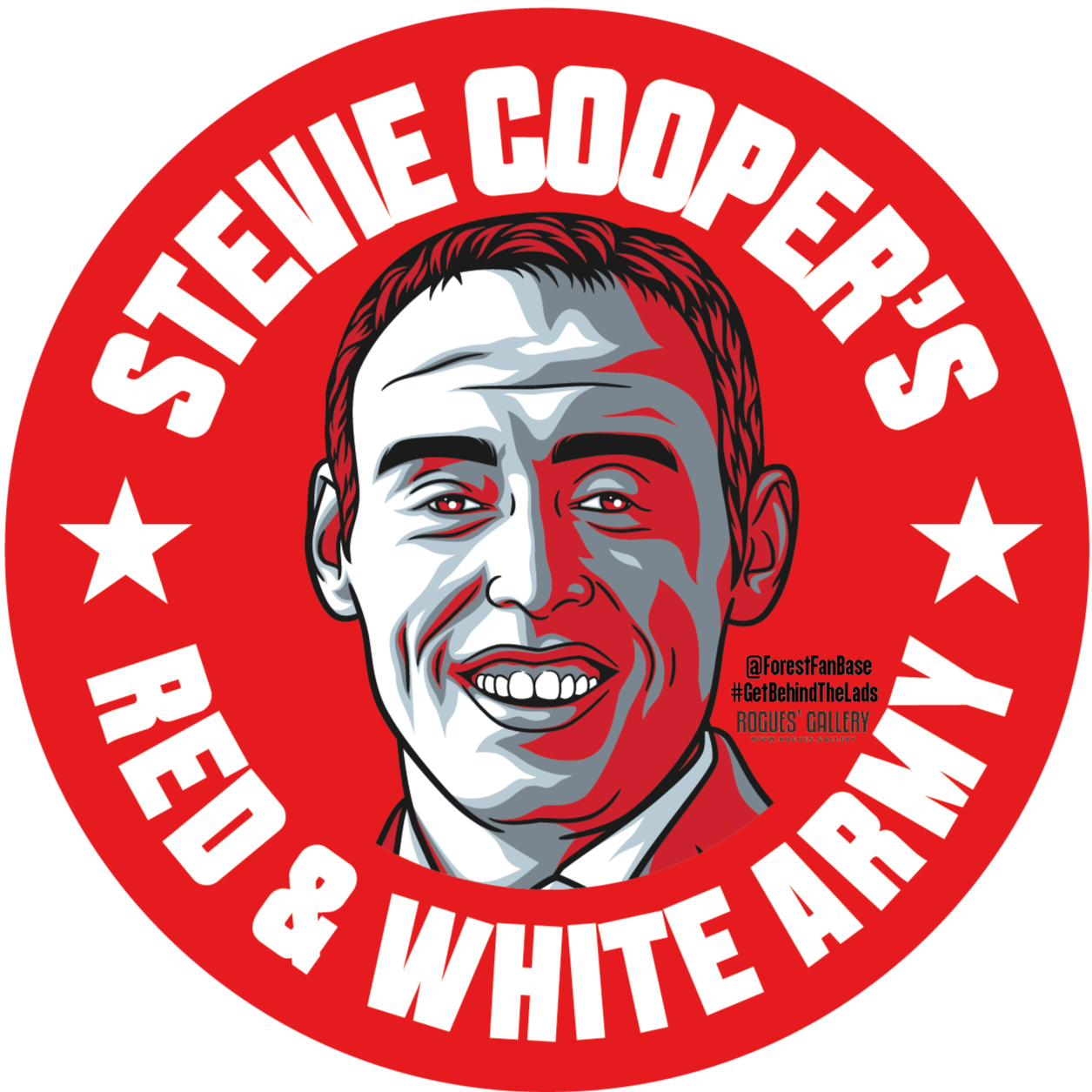 Forest #GetBehindTheLads Campaign Stickers