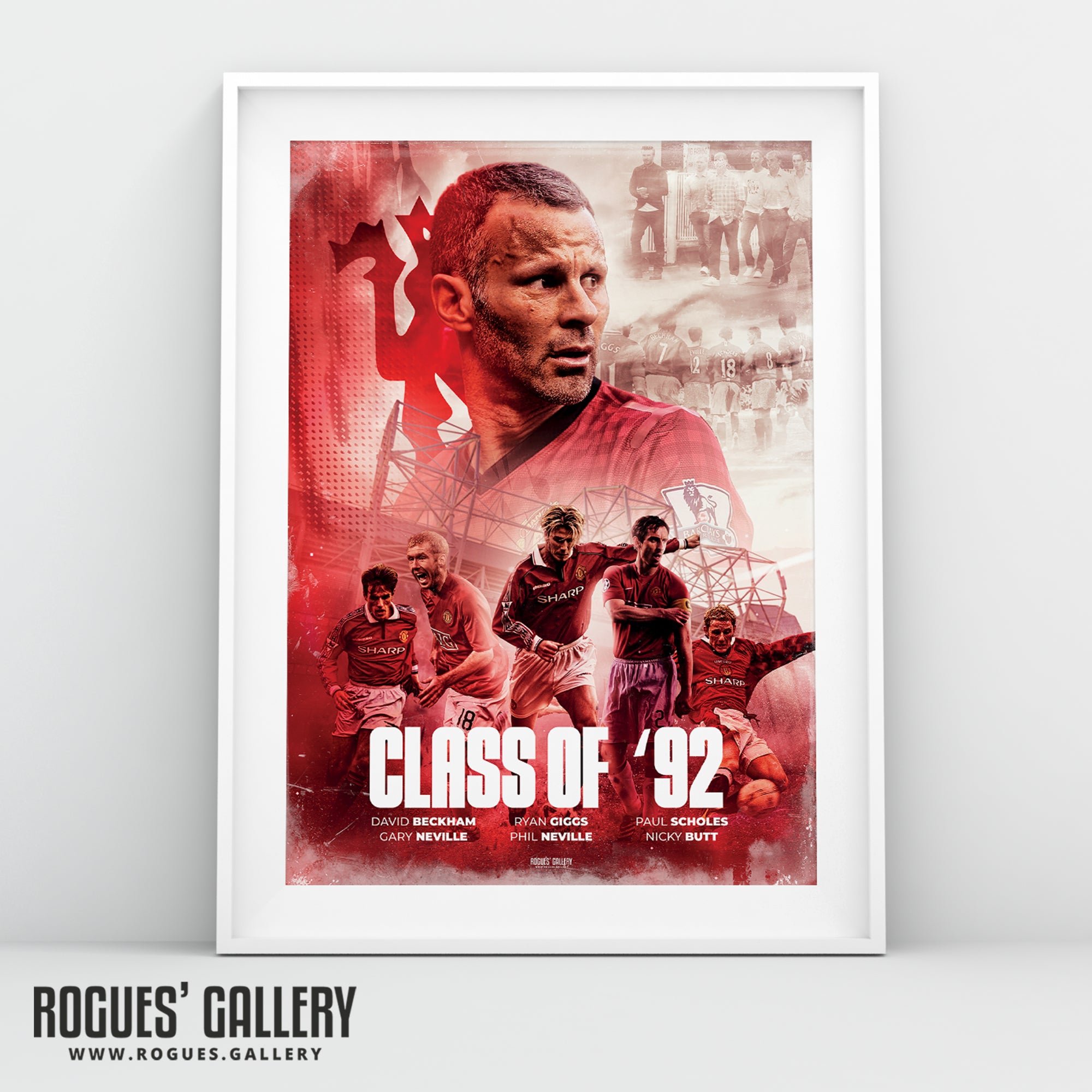 Class of '92: Ryan Giggs - Manchester United - A3, A2, A1 or A0 Print