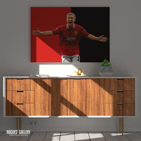 Paul Scholes - Manchester United Legend - A3, A2, A1 or A0 Print