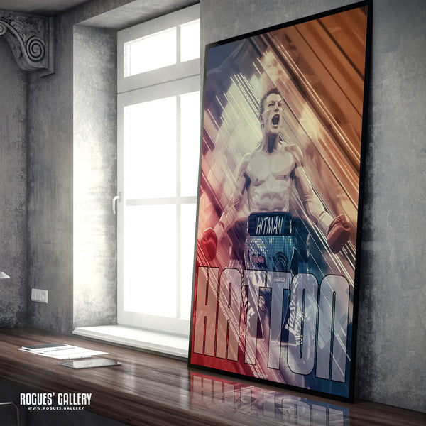 Ricky 'Hitman' Hatton - Manchester Boxing Great - A0, A1, A2 or A3 Prints