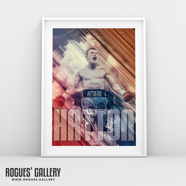 Ricky 'Hitman' Hatton - Manchester Boxing Great - A0, A1, A2 or A3 Prints
