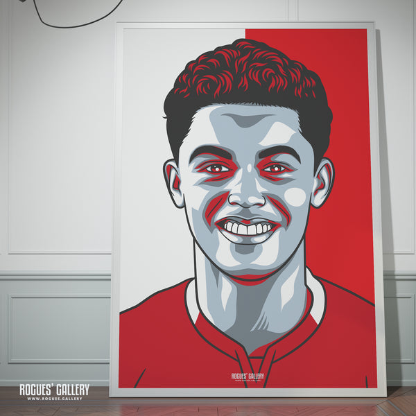 Brennan Johnson - Nottingham Forest - A0, A1, A2 or A3 #GetBehindTheLads Icon Prints
