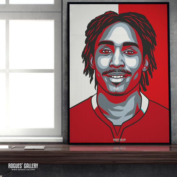 Djed Spence - Nottingham Forest - A0, A1, A2 or A3 #GetBehindTheLads Icon Prints