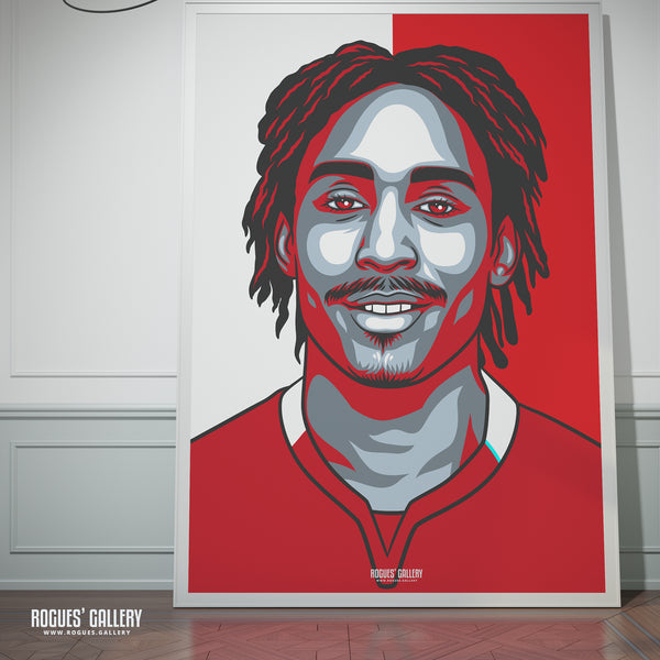 Djed Spence - Nottingham Forest - A0, A1, A2 or A3 #GetBehindTheLads Icon Prints