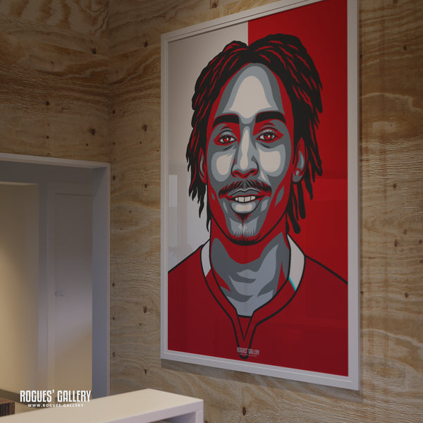 Djed Spence - Nottingham Forest - A0, A1, A2 or A3 #GetBehindTheLads Icon Prints