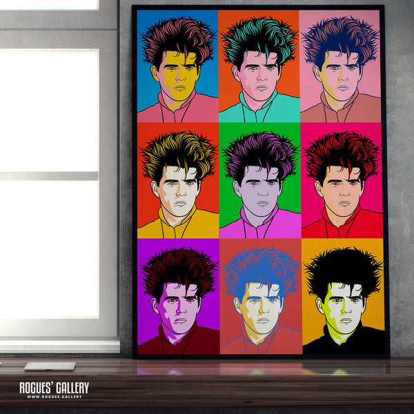 Tom Bailey of The Thompson Twins - 80s/90s Music Legends Project - A3, A2, A1 or A0 Pop Art Prints in 2 versions