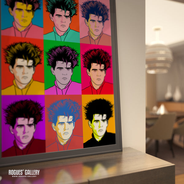 Tom Bailey of The Thompson Twins - 80s/90s Music Legends Project - A3, A2, A1 or A0 Pop Art Prints in 2 versions
