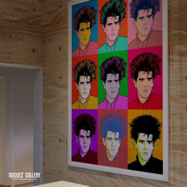 Tom Bailey of The Thompson Twins - 80s/90s Music Legends Project - A3, A2, A1 or A0 Pop Art Prints in 2 versions