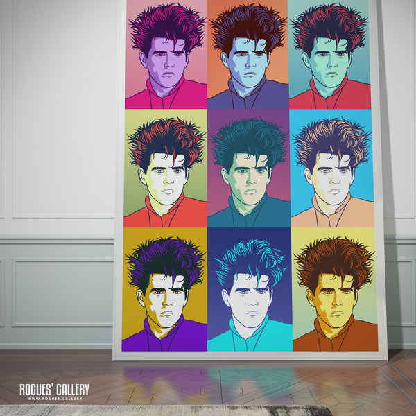 Tom Bailey of The Thompson Twins - 80s/90s Music Legends Project - A3, A2, A1 or A0 Pop Art Prints in 2 versions