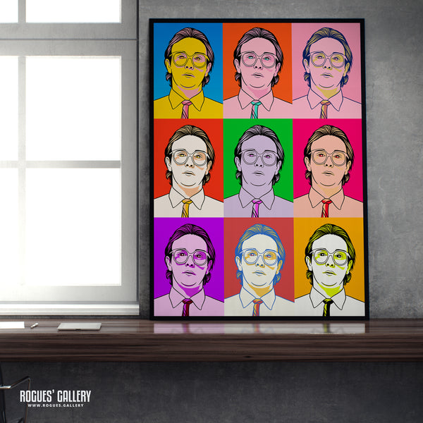 Trevor Horn Superstar Producer - 80s Retro Project - A3, A2, A1 or A0 Pop Art Prints in 2 versions