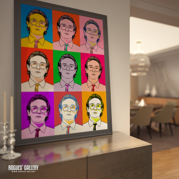 Trevor Horn Superstar Producer - 80s Retro Project - A3, A2, A1 or A0 Pop Art Prints in 2 versions