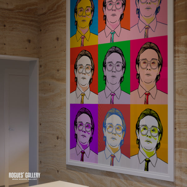 Trevor Horn Superstar Producer - 80s Retro Project - A3, A2, A1 or A0 Pop Art Prints in 2 versions