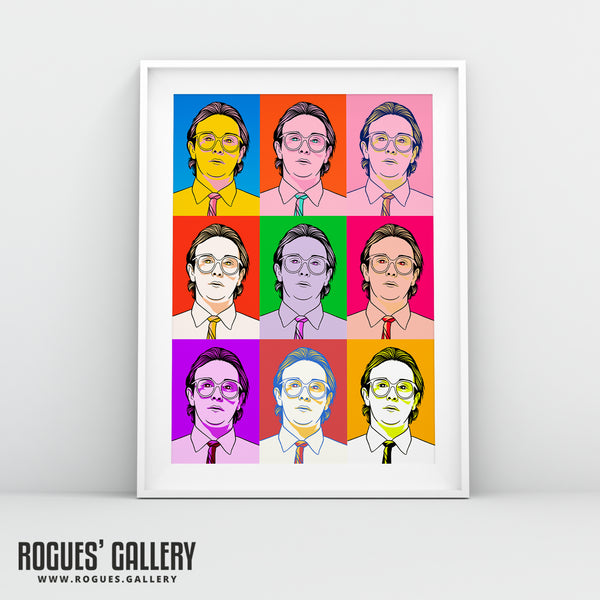 Trevor Horn Superstar Producer - 80s Retro Project - A3, A2, A1 or A0 Pop Art Prints in 2 versions