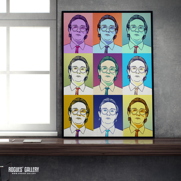 Trevor Horn Superstar Producer - 80s Retro Project - A3, A2, A1 or A0 Pop Art Prints in 2 versions