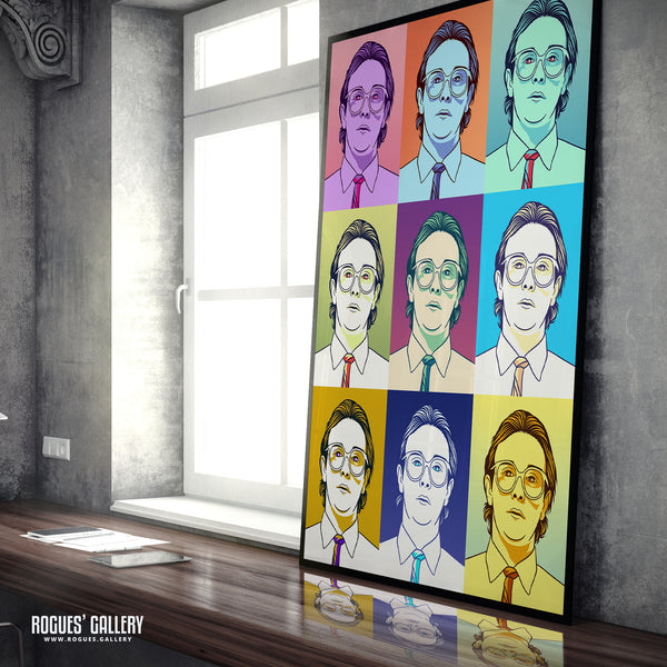 Trevor Horn Superstar Producer - 80s Retro Project - A3, A2, A1 or A0 Pop Art Prints in 2 versions