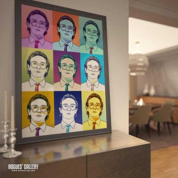 Trevor Horn Superstar Producer - 80s Retro Project - A3, A2, A1 or A0 Pop Art Prints in 2 versions