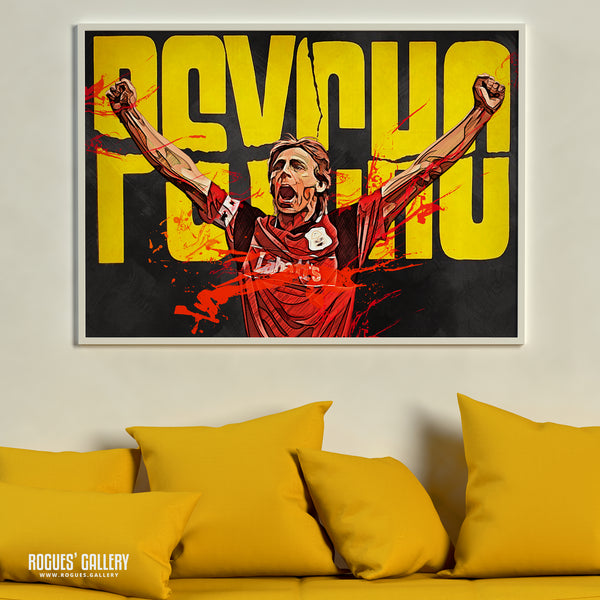 Psycho Killer - Stuart Pearce: Nottingham Forest Legend - A0, A1, A2 or A3 Prints
