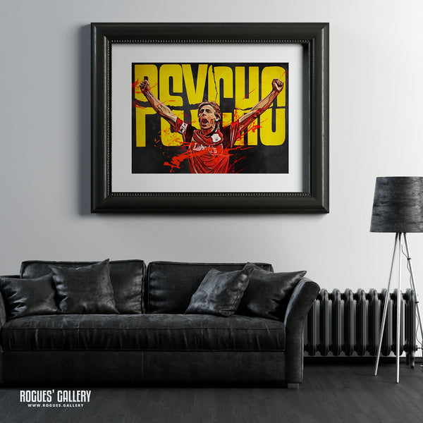 Psycho Killer - Stuart Pearce: Nottingham Forest Legend - A0, A1, A2 or A3 Prints