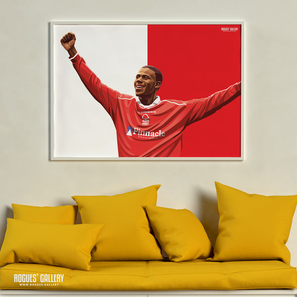 Chris Bart-Williams - Nottingham Forest - A0, A1 or A3 Icon Print