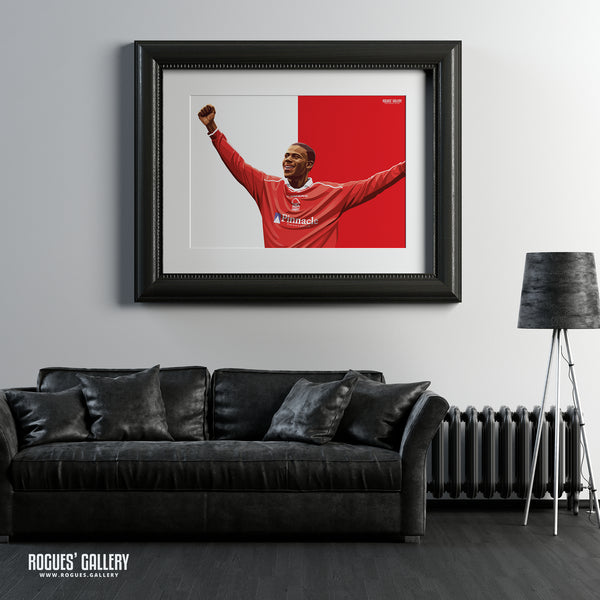 Chris Bart-Williams - Nottingham Forest - A0, A1 or A3 Icon Print