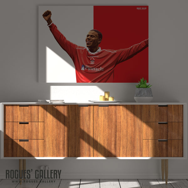 Chris Bart-Williams - Nottingham Forest - A0, A1 or A3 Icon Print