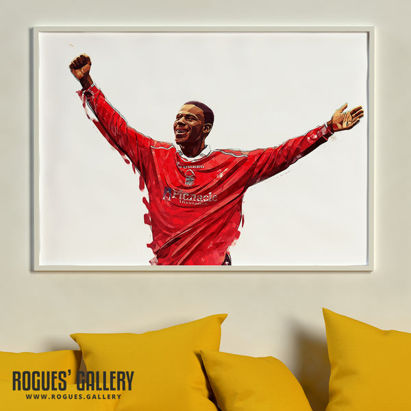 Chris Bart-Williams - Nottingham Forest - A0, A1 or A3 Print