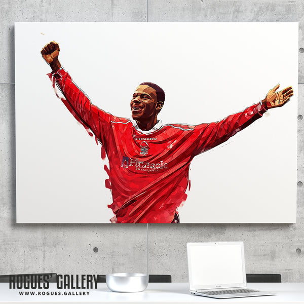 Chris Bart-Williams - Nottingham Forest - A0, A1 or A3 Print
