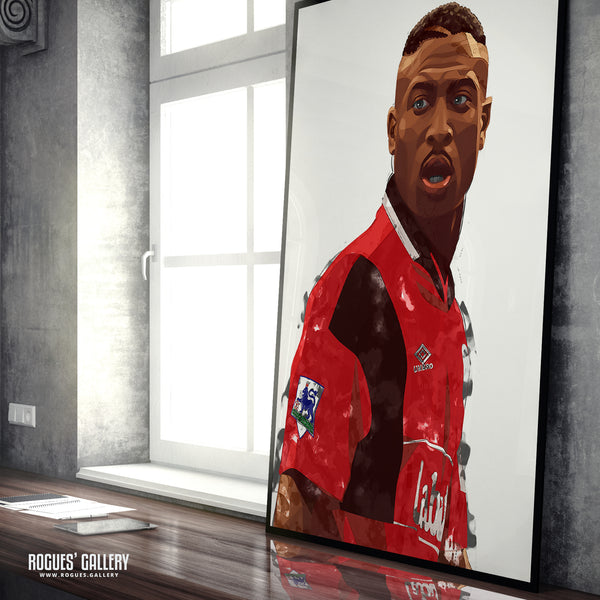 Kevin Campbell - Nottingham Forest - A0, A1 or A3 Print