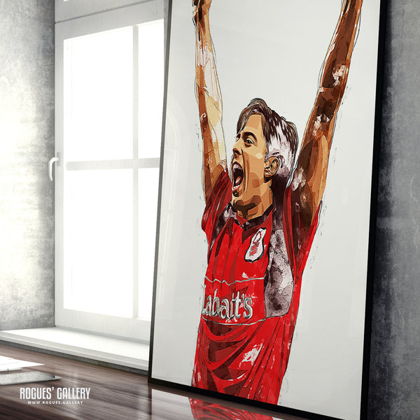 Ian Woan - Nottingham Forest - A0, A1 or A3 Print