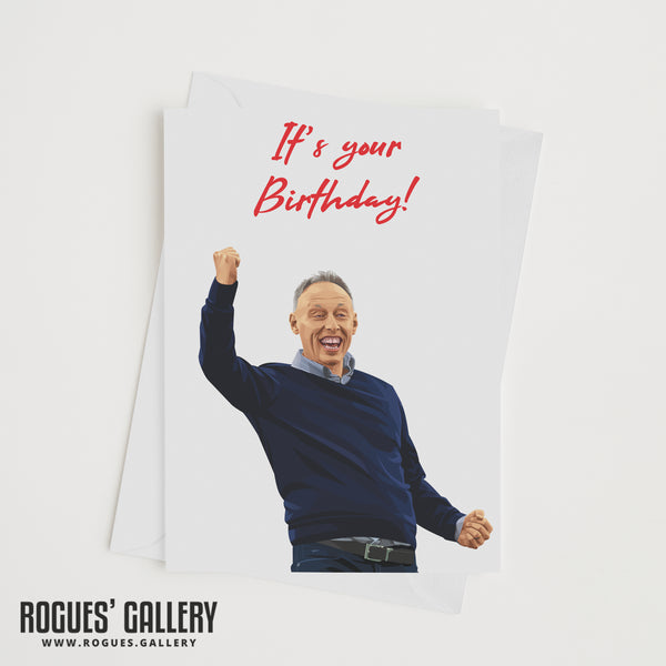 Steve Cooper Birthday Fist Pump  - Nottingham Forest Cards