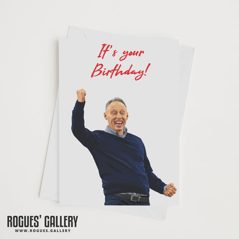 Steve Cooper Birthday Fist Pump  - Nottingham Forest Cards