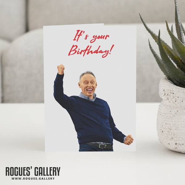 Steve Cooper Birthday Fist Pump  - Nottingham Forest Cards
